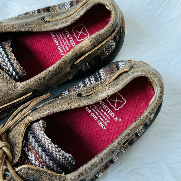 Twisted X Driving Leather Moccasins - Picture 7 of 9